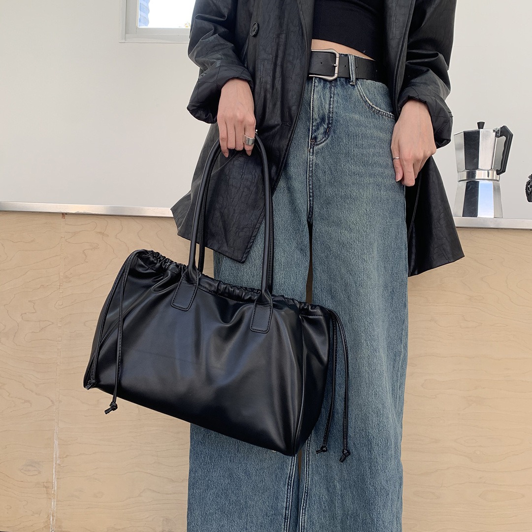 Women Bags With Wallet - 高級デザイナーの大容量トートバッグ、巾着クラウドデザインハンドバッグと財布付き - プレミアムPUレザーシングルショルダーバッグ