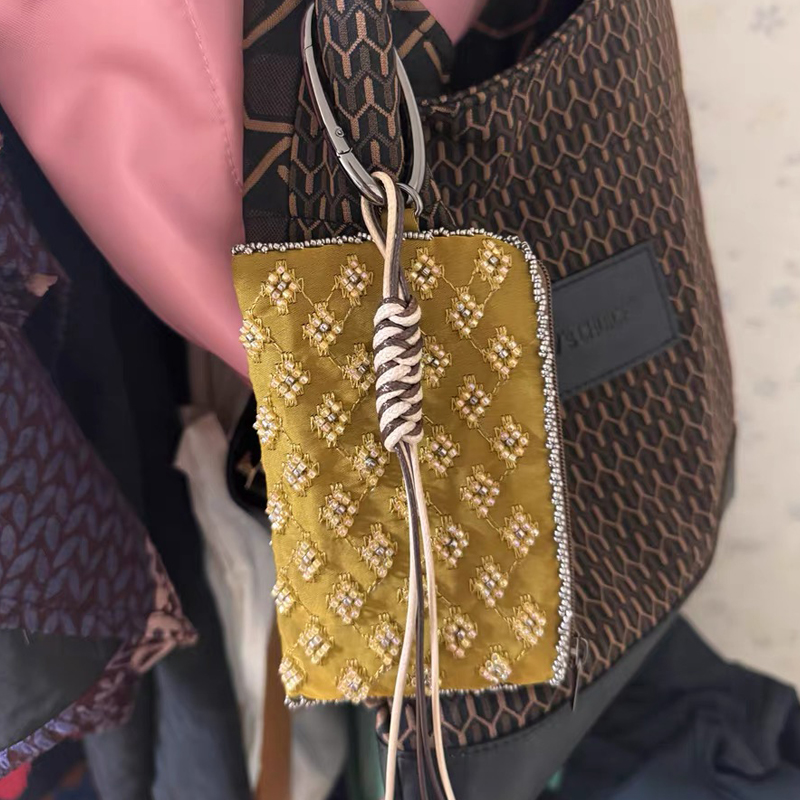 Women Bags With Wallet - ミニアクセサリーチャームバッグ レディース 高級デザイナーハンドバッグ 財布 2026年新作 ポリエステル製