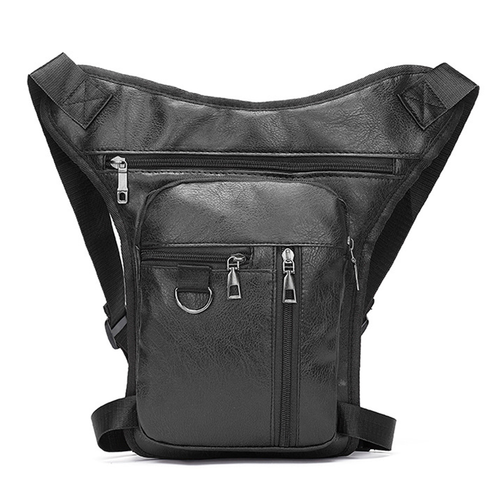 Women'S Bum Bags - Pu レザードロップレッグバッグ太ももヒップバムベルト脚ウエストバッグ旅行ツアーバイクファニーパック男性女性レジャー胸バッグ
