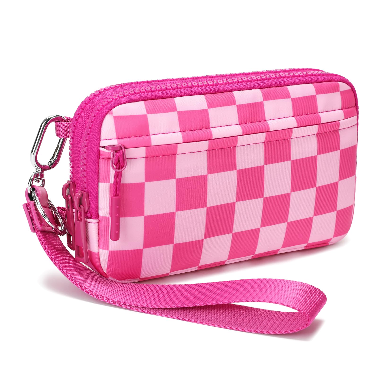 Women Bags With Wallet - [DOYOGI リストレットウォレット] DOYOGI チェック柄クロスボディバッグ リストレットウォレット 女性用