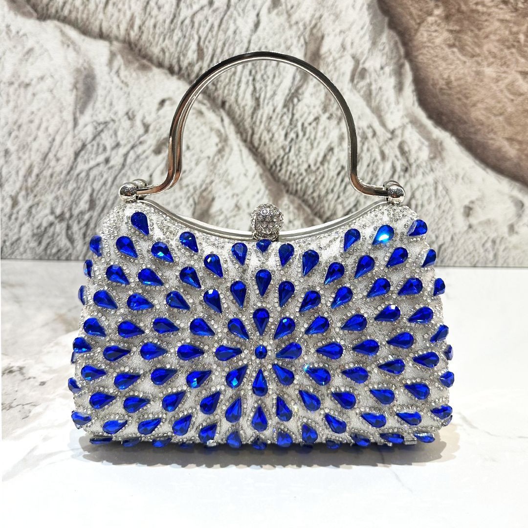 Women Bags Sale - 新しいラインストーンダイヤモンドクラッチバッグファッションディナーバッグワインパーティー宴会女性用多用途メッセンジャーバッグ（単品販売不可）