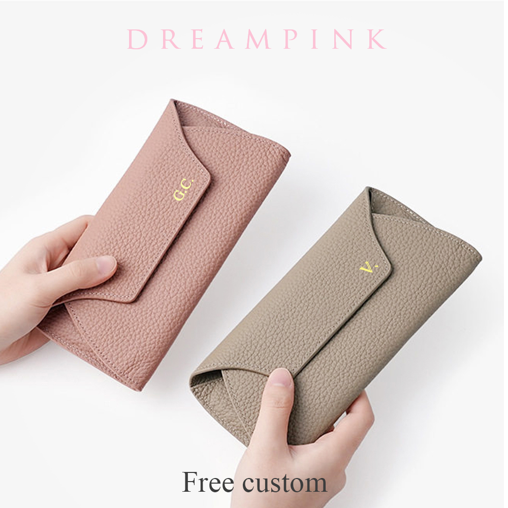 Women Bags Name - パーソナライズされた手紙女性用ロングクラッチ財布本革カスタム名女性カードホルダー電話財布バッグ女性 DIY ギフト