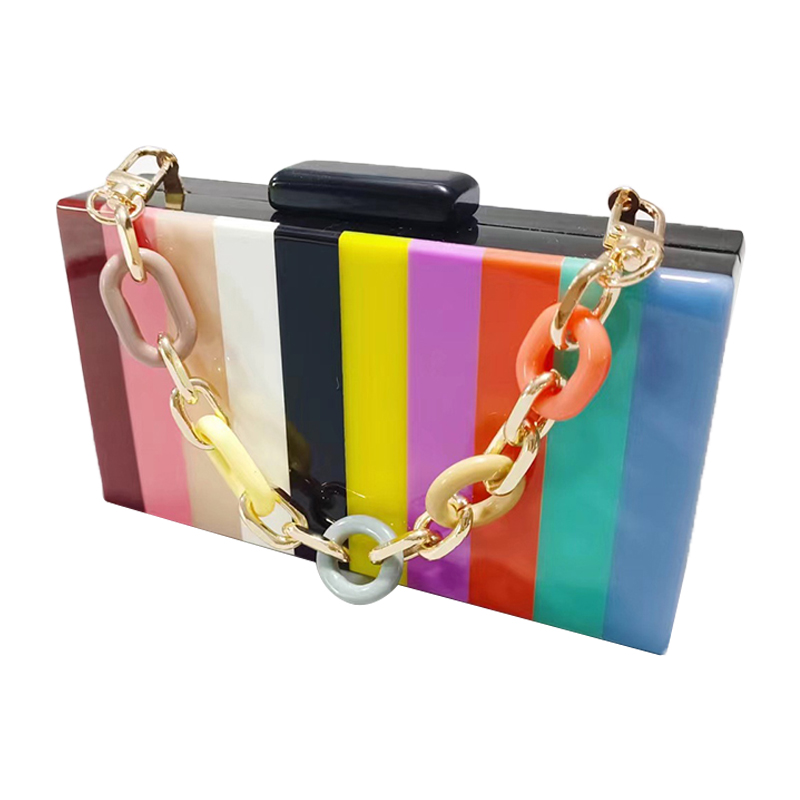 Women Bags Chanel - 女性のための高級アクリルハンドバッグ,ファッション,イブニングクラッチ,ミニショルダーバッグ,結婚式のポーチ