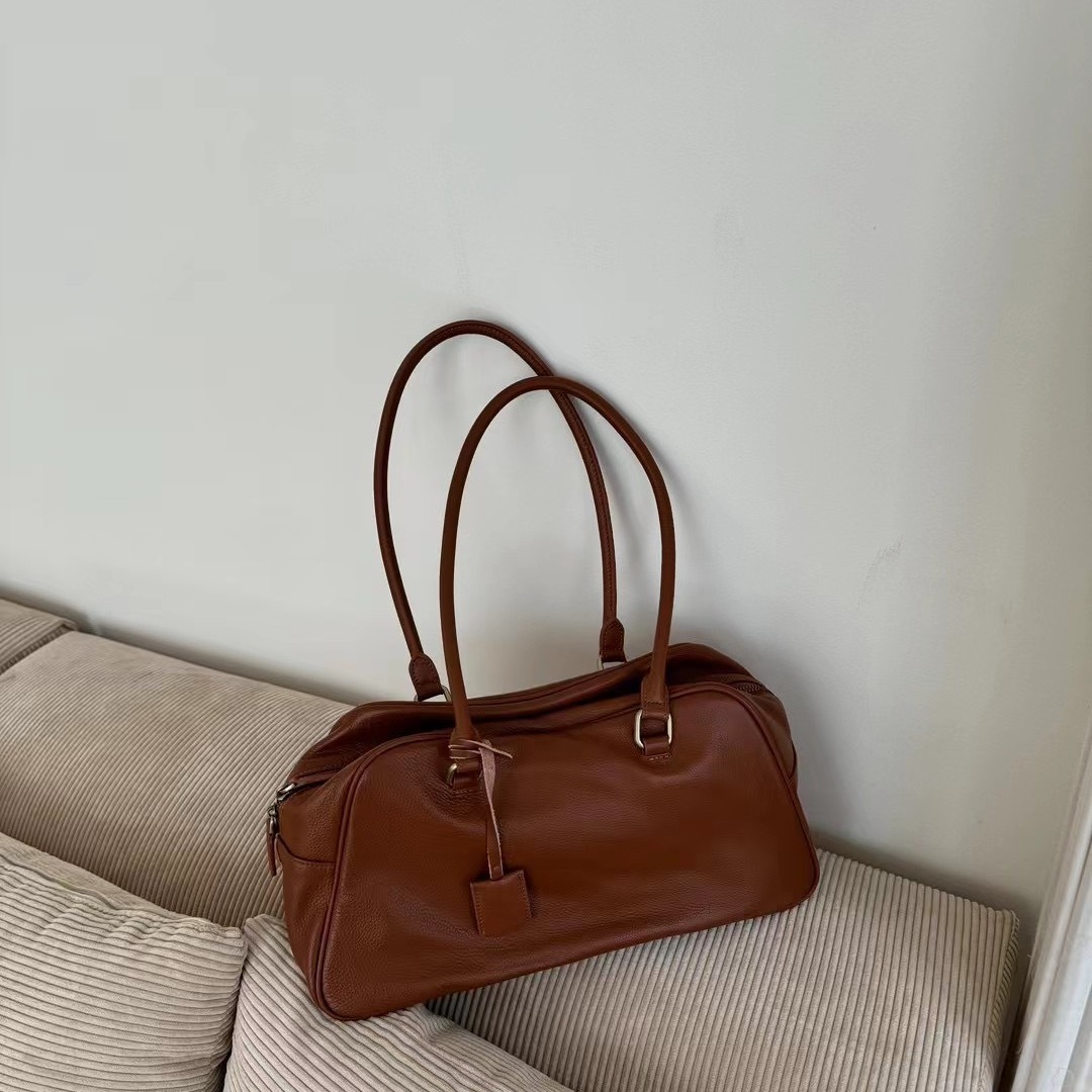 Women Bags Premium Brands - ファームランチ-女性用シングルショルダー脇の下バッグ,トップレベルの牛革バッグ,気質,大容量,ニッチ,ラグジュアリー,トレンディ