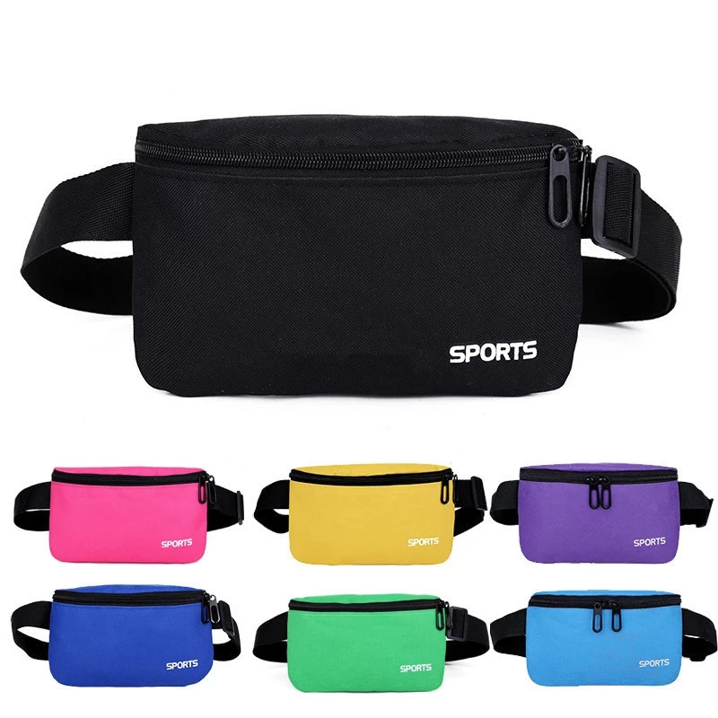 Women'S Bum Bags - 男性と女性のためのウエストバッグ,ユニセックスバナナパック,ウエストバッグ,ジッパー付きベルト,ヒップポーチ,財布