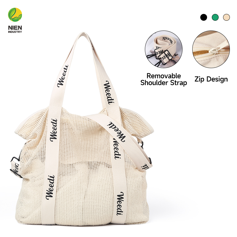 Women'S Bags Holiday - Weedi ファッションメッシュ女性トートバッグホリデートラベルビーチショルダーハンドバッグカジュアルレディースビーチトートバッグ