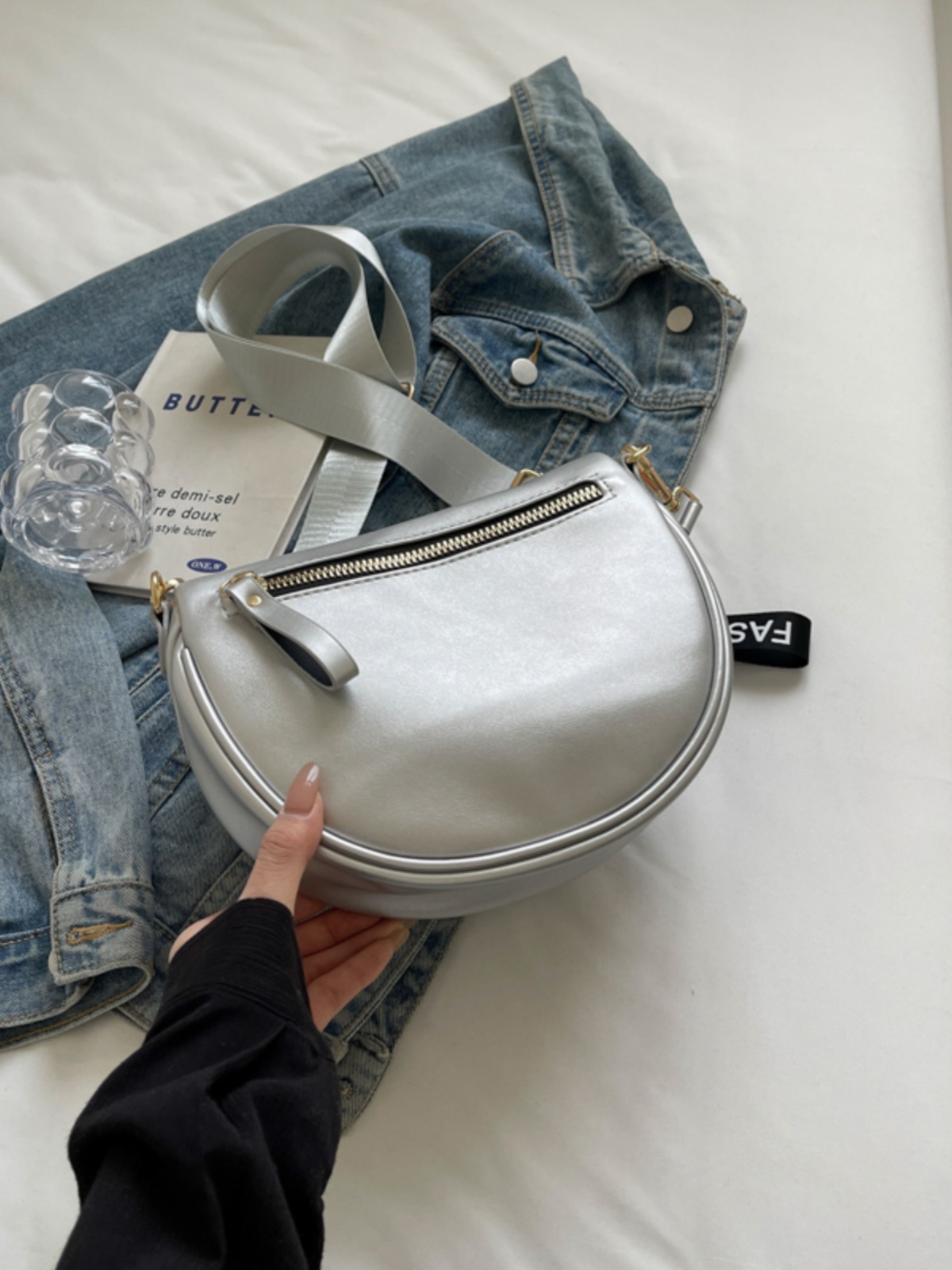Women'S Elle Bags - 光沢のあるスパンコールシェルクロスボディバッグ女性のカジュアル大容量怠惰なスタイル多機能バッグファッショナブルなサッチェルハンドバッグ