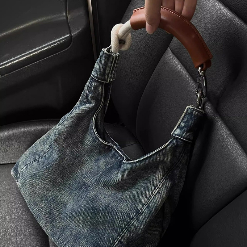 Women Bags Sale - 2026年ホットセール レディースデイリー多用途ショルダーバッグ ガールズ新作ニッチデザイン トートバッグ 女性ストリートトレンドデニムハンドバッグ