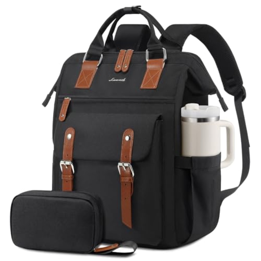 Women'S Bags For Work - 女性用ラップトップバックパック、教師、看護師用ワークラップトップバッグ、防水トラベルバックパック、ビジネスコンピューターバックパック、ブックバッグ