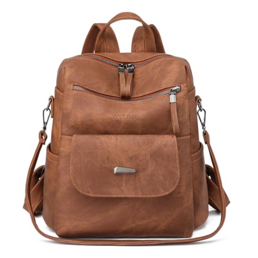 Women Bags Leather - PUレザーバックパック財布女性用ファッション多目的デザインハンドバッグレディースショルダーバッグ旅行用バックパック