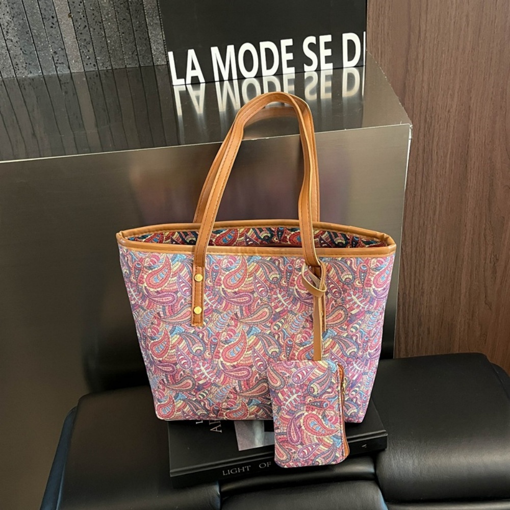 2 個女性大容量トートバッグ小銭入れセット韓国ファッション多 - Women'S Bags For Work のレビューと価格