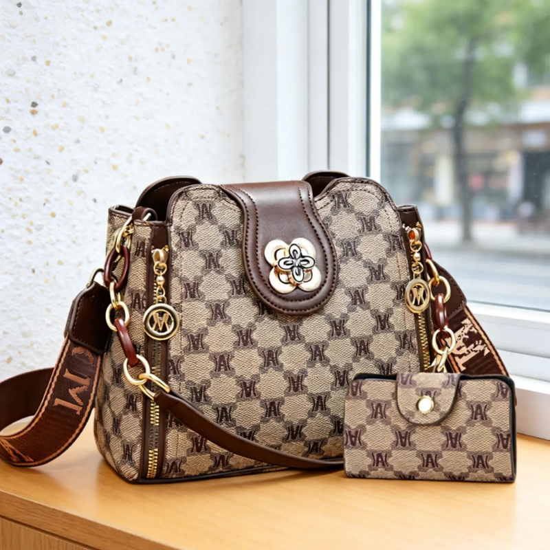 ヴィンテージ風レタープリントショルダーバッグ、ファッショナブ - Women'S Bags For Work のレビューと価格