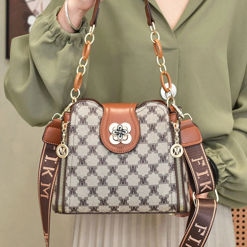 ヴィンテージ風レタープリントショルダーバッグ、ファッショナブ - Women'S Bags For Work のレビューと価格