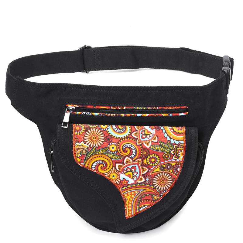 Annmouler女性のためのキャンバス生地ファニーパック花 - Women'S Bum Bags のレビューと価格