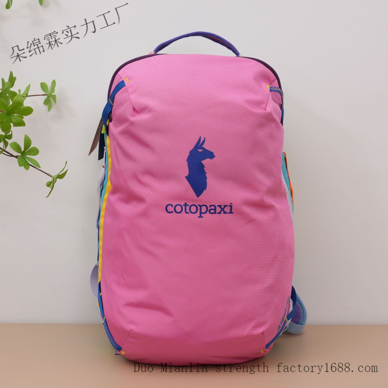 防水カラーブロックバックパック男性女性大容量旅行バッグアウト - Women Bags Large のレビューと価格