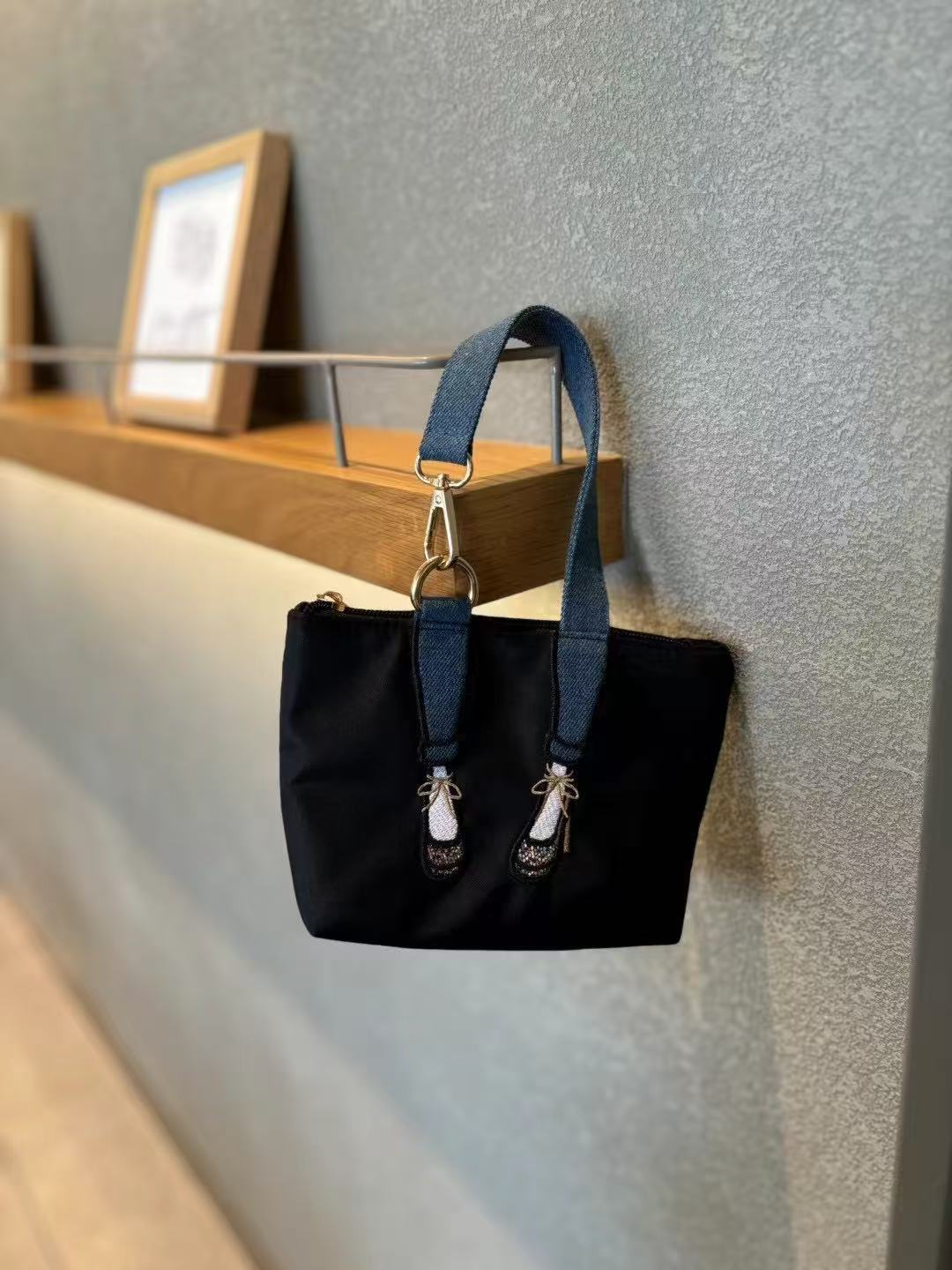 ファッション刺繍入りゼロウォレット防水ナイロン生地バッグ女性 - Women Bags With Wallet のレビューと価格
