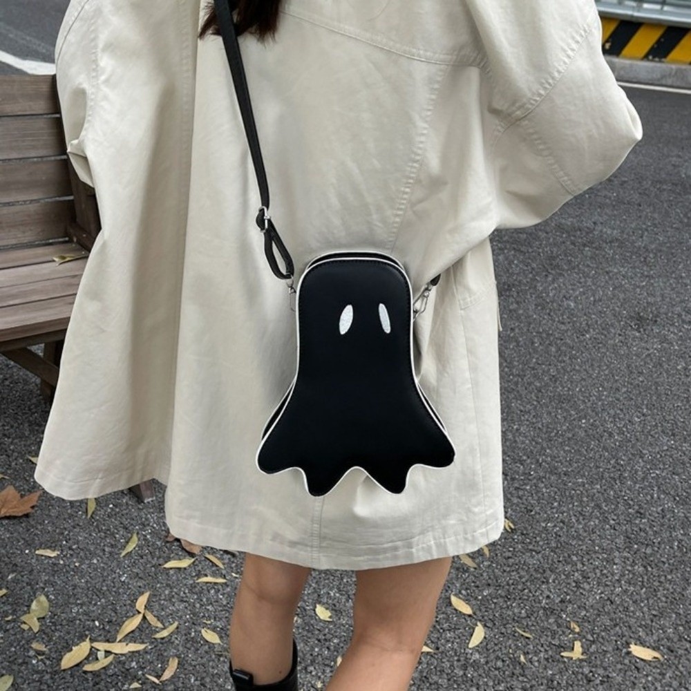 クリエイティブ漫画ハロウィンゴーストバッグジッパー大容量ショ - Women'S Bags Holiday のレビューと価格