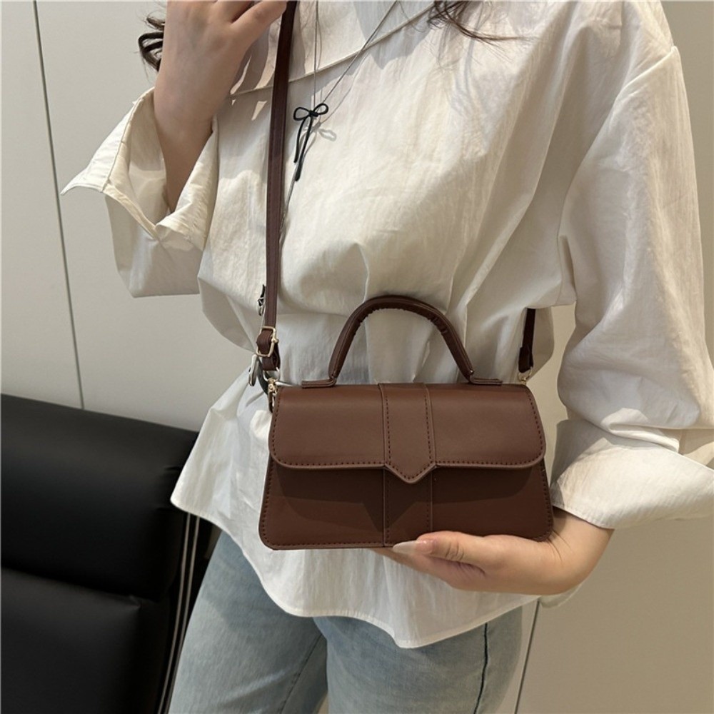 カジュアルなPUレザーショルダーバッグ、スクエア型アンダーア - Women Bags Sale のレビューと価格