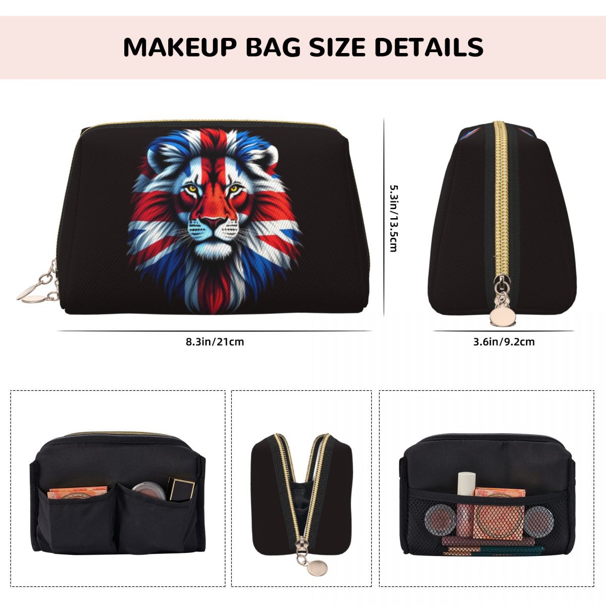 ユニオンジャック イギリスの雰囲気 女性用化粧品バッグ トラ - Women Bags In Uk のレビューと価格