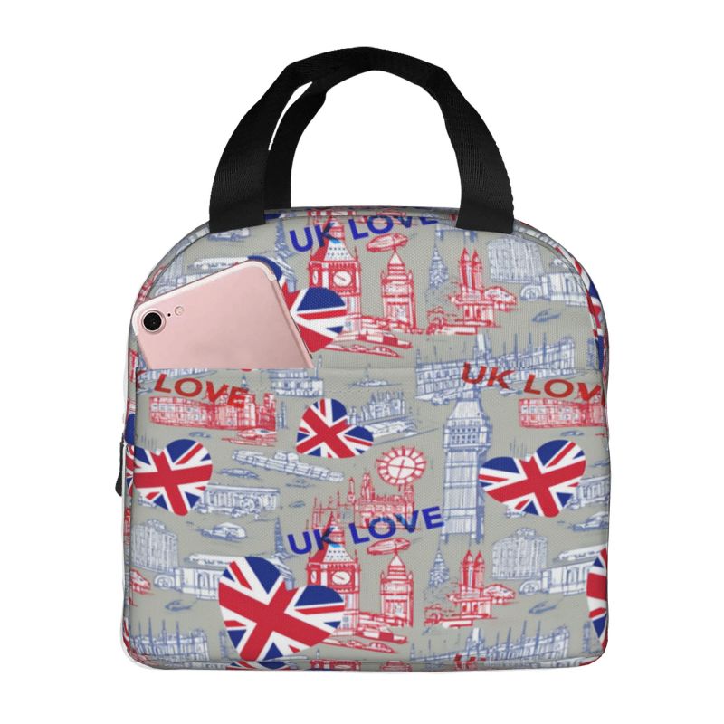 英国の国旗 断熱ランチボックス 女性用 英国国旗 保温保冷ラ - Women Bags In Uk のレビューと価格
