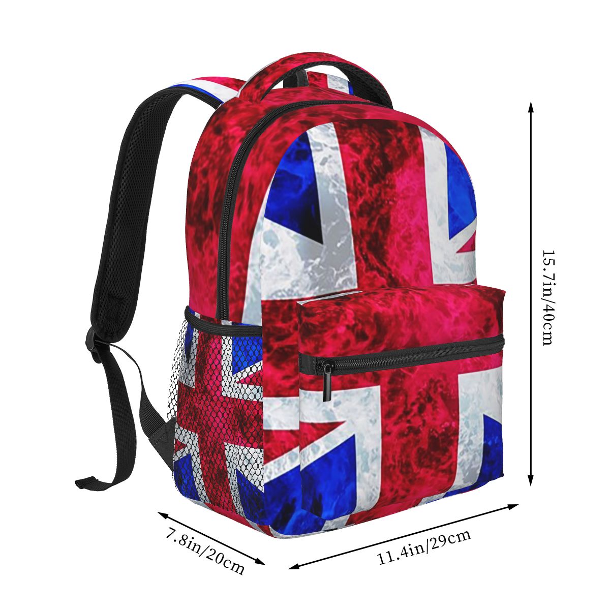 イギリスのユニオンジャック旗柄 ブリティッシュ学生用バックパ - Women Bags In Uk のレビューと価格