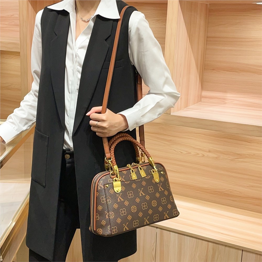 プレミアム品質のレザーショルダーバッグ（女性用）- 有名デザ - Women Bags Premium Brands のレビューと価格