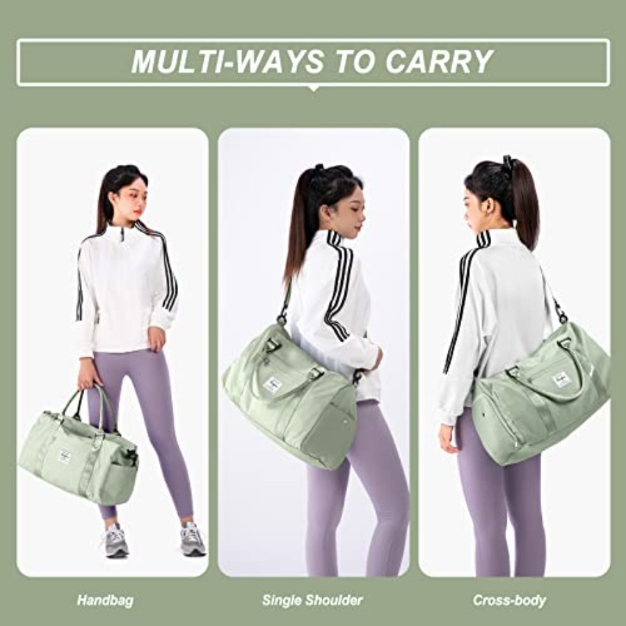 ウィークエンダーダッフルバッグ（男女兼用）、飛行機用トラベル - Women Bags Leather のレビューと価格
