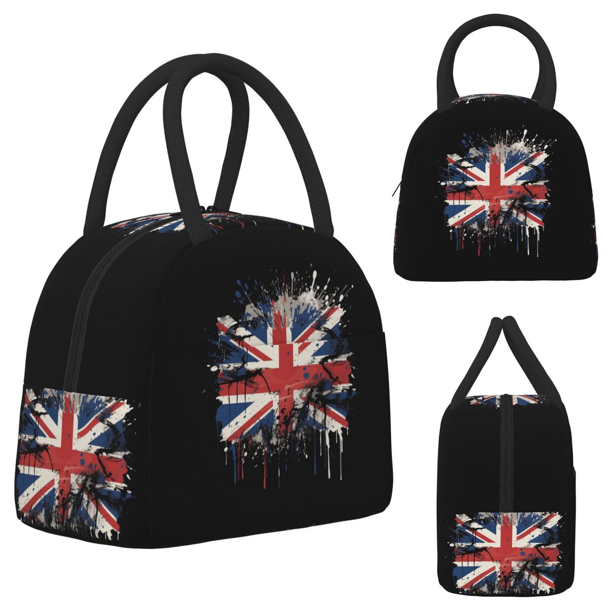 英国のユニオンジャック旗 断熱ランチバッグ 女性用 オフィス - Women Bags In Uk のレビューと価格