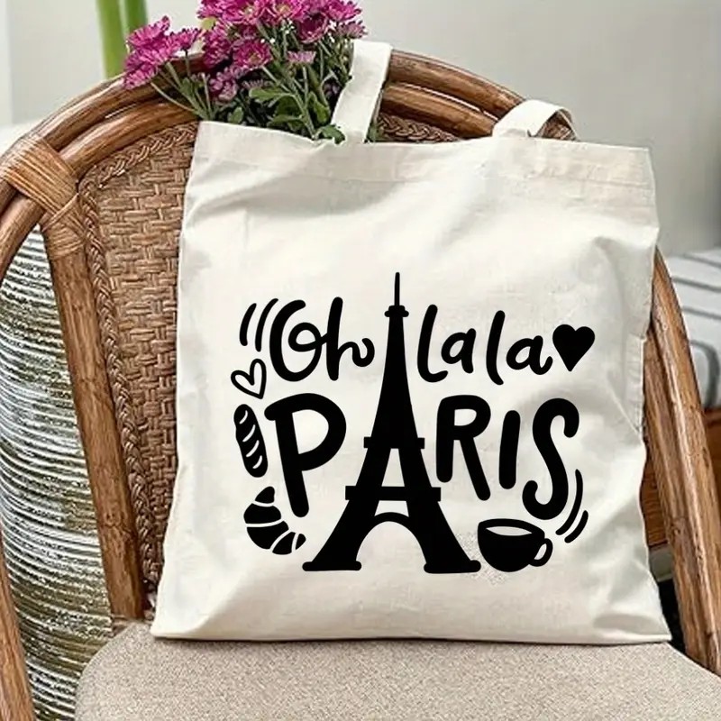 ロンドン英国グラフィックキャンバストートバッグ、環境に優しい - Women Bags In Uk のレビューと価格