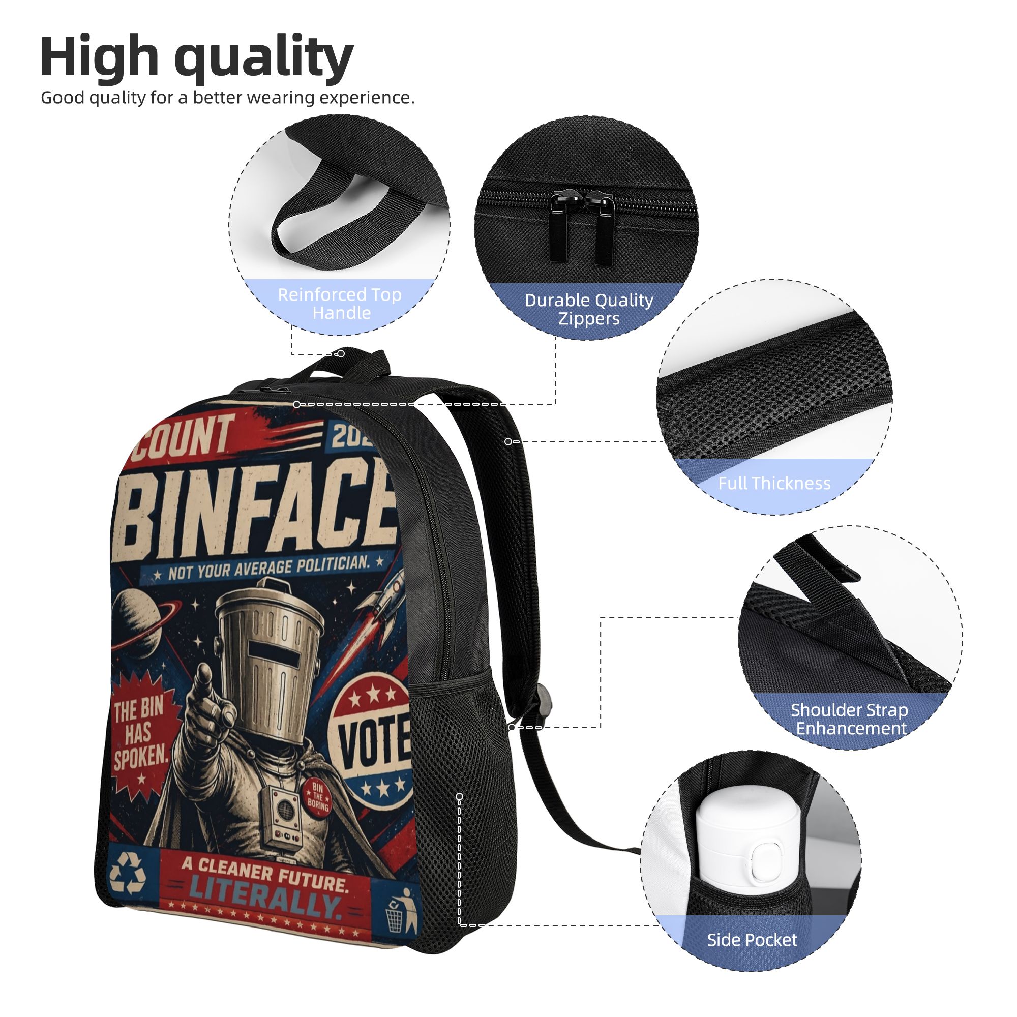 Count Binface Vote Binface UK  - Women Bags In Uk のレビューと価格