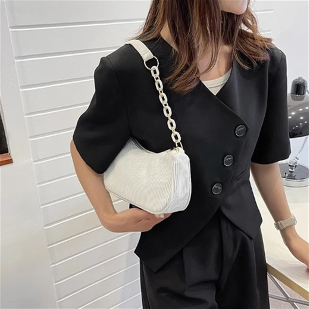 女性用ミニショルダーバッグ,無地,レトロな脇毛バッグ,カジュ - Women Bags Chanel のレビューと価格