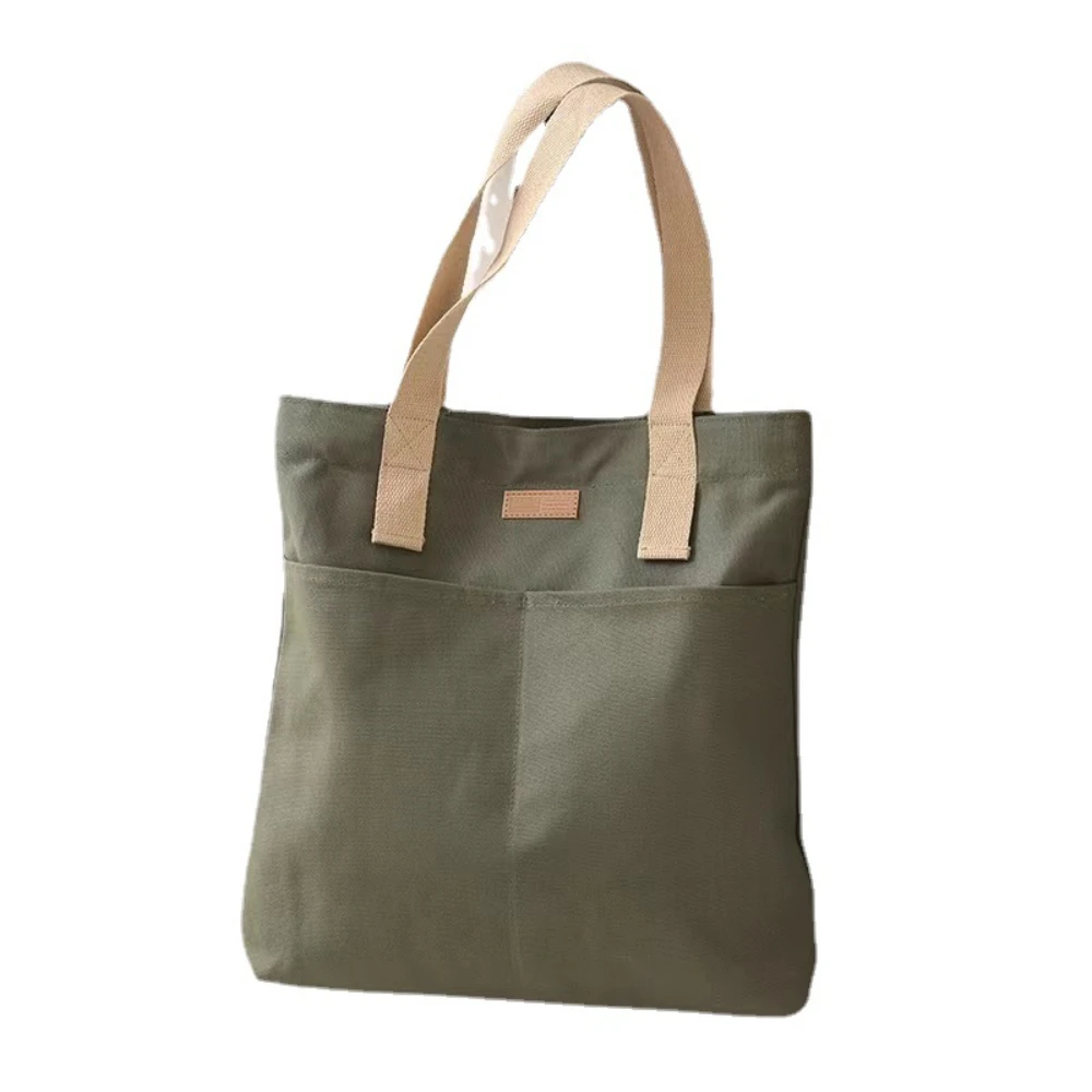 1Pc レディーストートバッグキャンバス縫製糸大容量高級感ハ - Women Bags Sale のレビューと価格