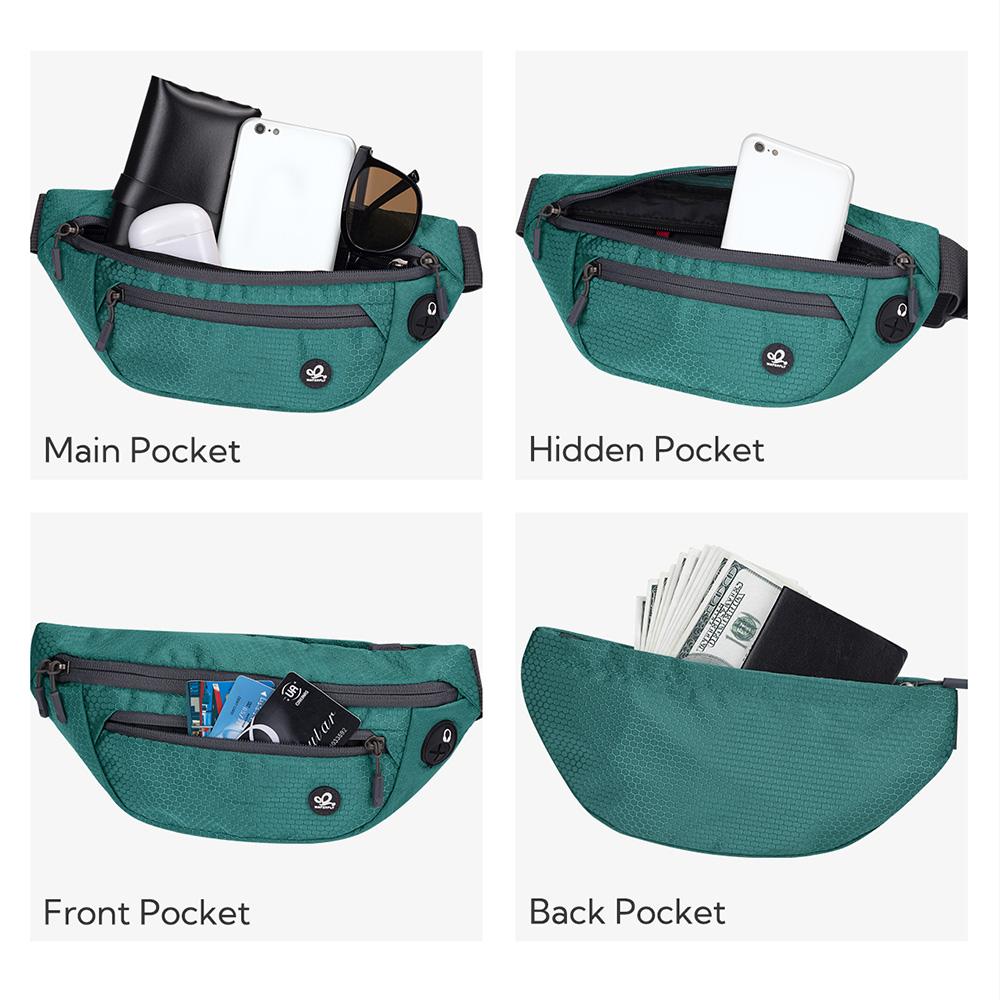 男性と女性のための防水軽量ウエストバッグ,スポーツバッグ,小 - Women'S Bum Bags のレビューと価格