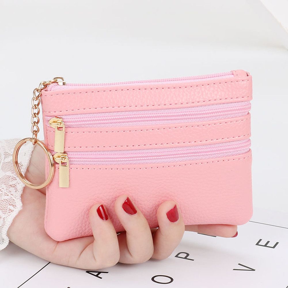 ソフトミニカードホルダー財布多機能バッグ女性財布クラッチジッ - Women Bags With Wallet のレビューと価格
