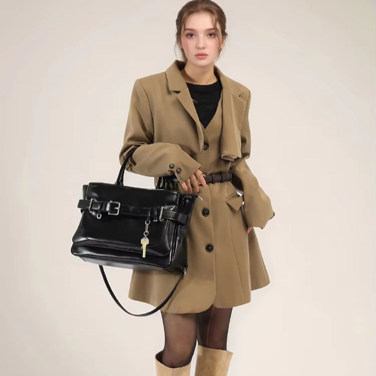 女性用カジュアル大容量ショルダーバッグ：デニムトートバッグ、 - Women Bags Leather のレビューと価格