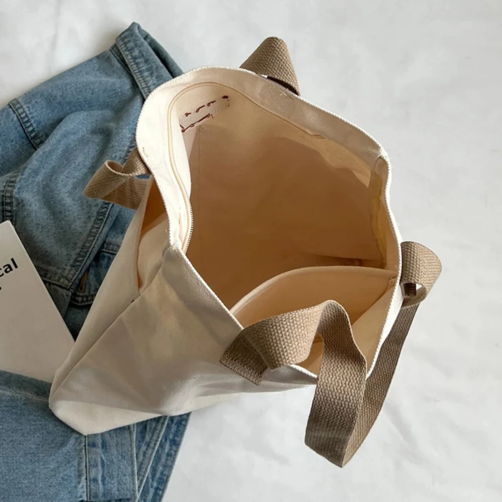 1Pc レディーストートバッグキャンバス縫製糸大容量高級感ハ - Women Bags Sale のレビューと価格