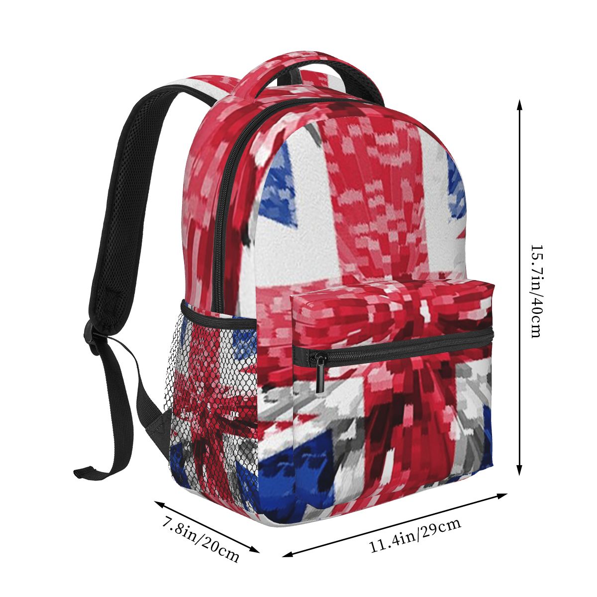 イギリスのユニオンジャック旗柄 ブリティッシュ学生用バックパ - Women Bags In Uk のレビューと価格