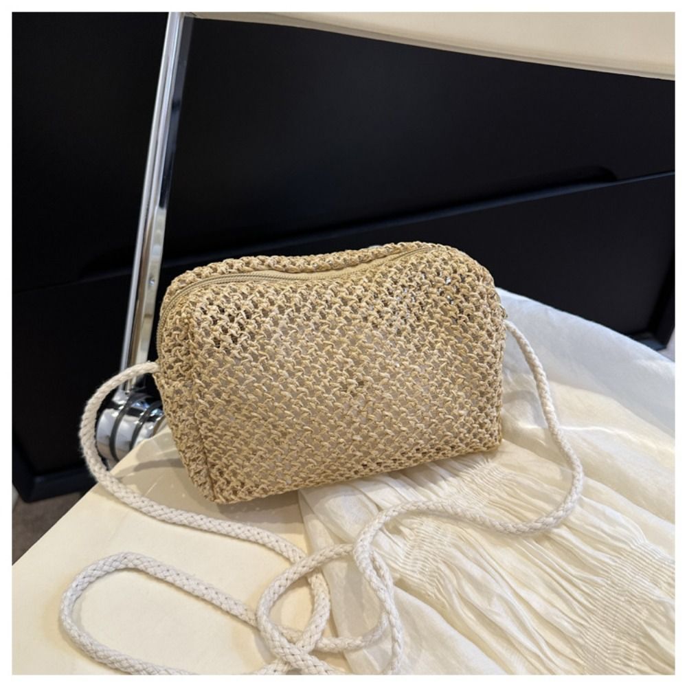 女性のためのトレンディなストロー織りクロスオーバーバッグ,夏 - Women'S Bags Holiday のレビューと価格
