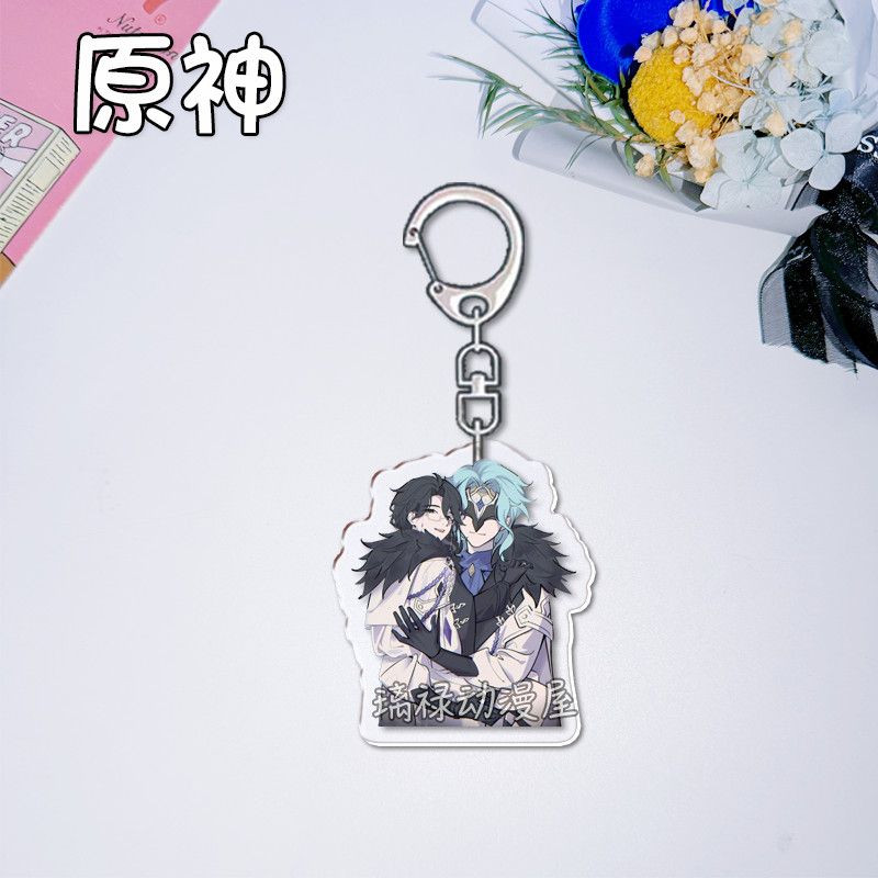 2 個原神インパクトキーホルダー女性用アクセサリーバッグドク - Women Bags Gift のレビューと価格