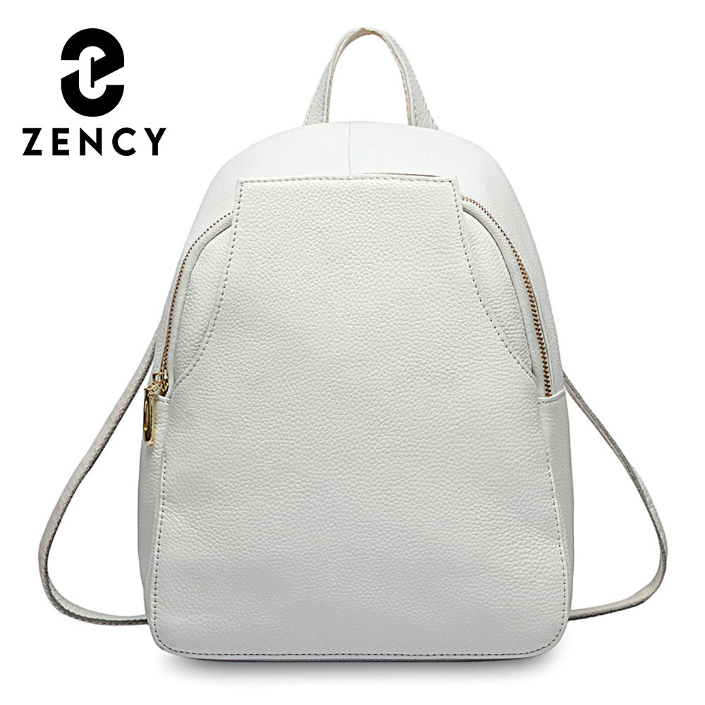 Zency チャーム女性バックパック 100% 本革盗難防止 - Women'S Bags Holiday のレビューと価格