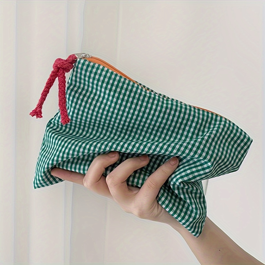 ホットセール レディース チェック柄 化粧ポーチ 大容量 コ - Women Bags Sale のレビューと価格