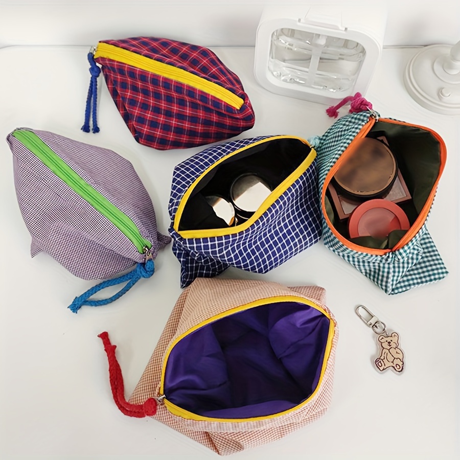 ホットセール レディース チェック柄 化粧ポーチ 大容量 コ - Women Bags Sale のレビューと価格