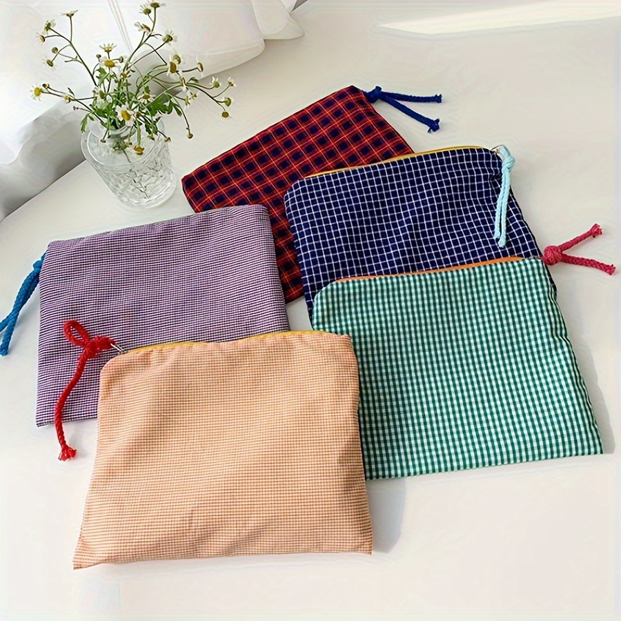 ホットセール レディース チェック柄 化粧ポーチ 大容量 コ - Women Bags Sale のレビューと価格