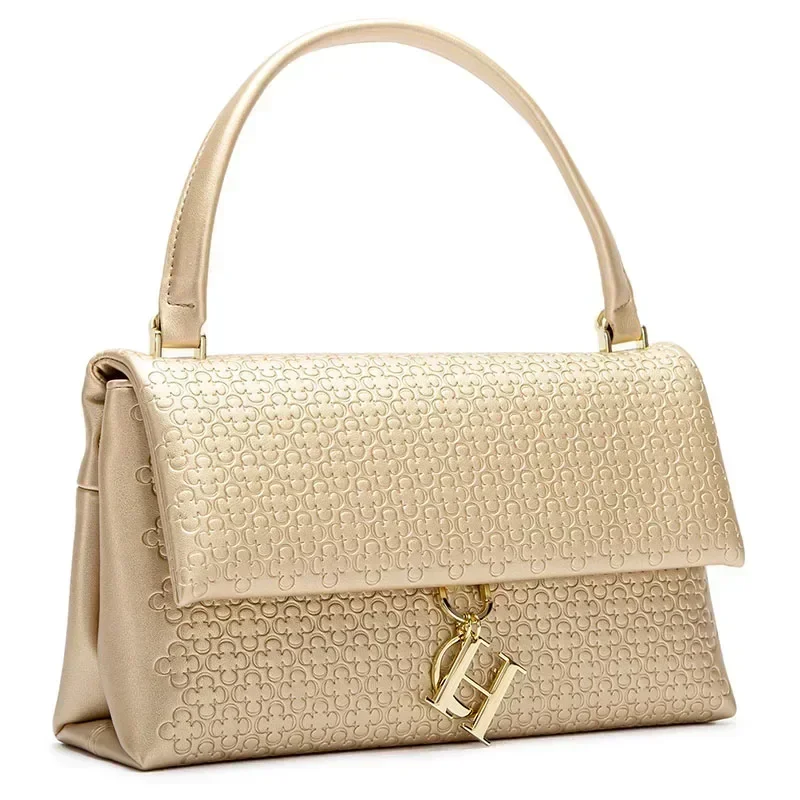 エレガントなハンドバッグ、モノグラム型押しメタルブランドペン - Women Bags Premium Brands のレビューと価格