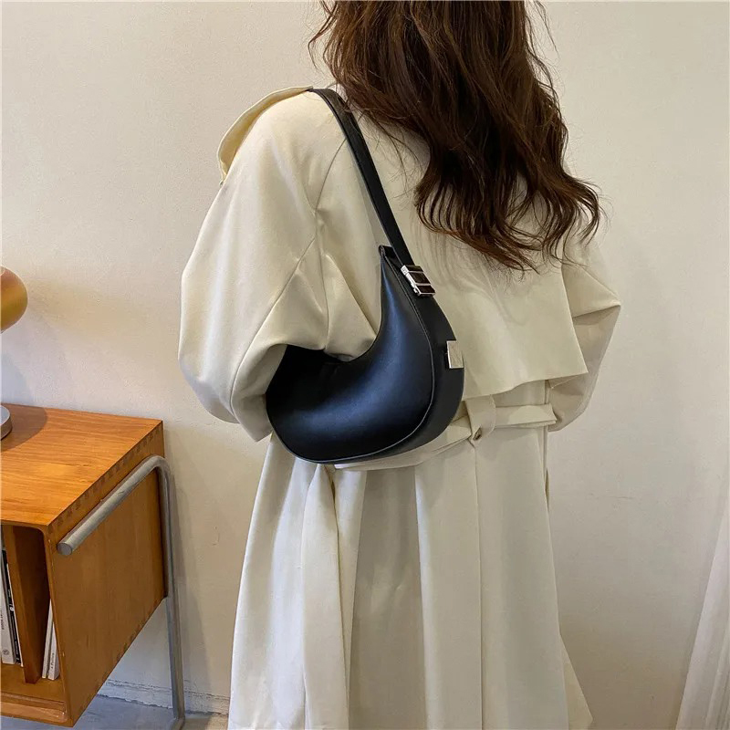 女性用脇の下バッグ 高級PUレザーショルダーバッグ 小さなク - Women Bags With Wallet のレビューと価格