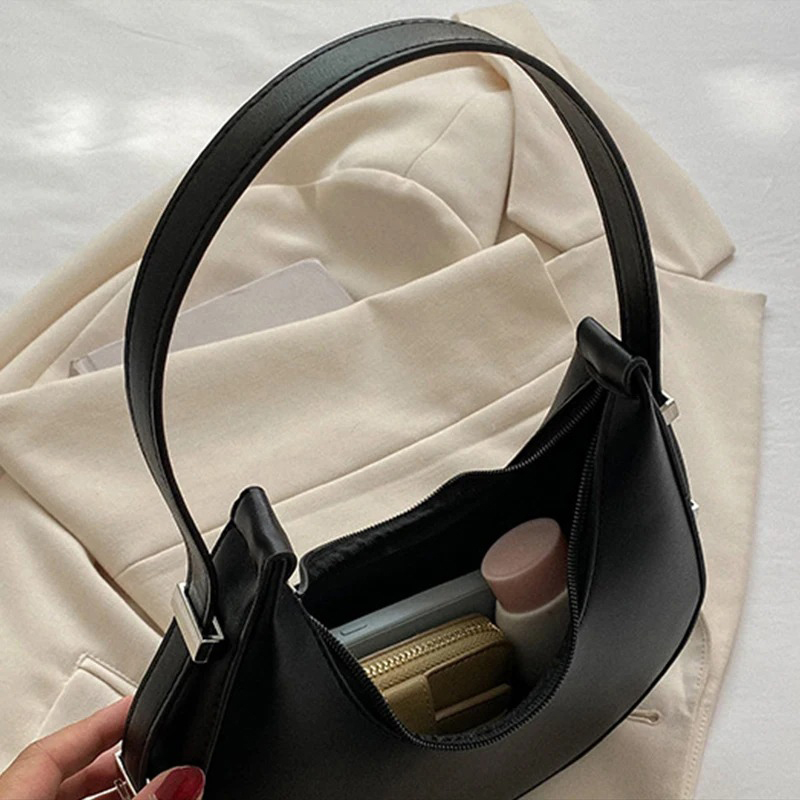 女性用脇の下バッグ 高級PUレザーショルダーバッグ 小さなク - Women Bags With Wallet のレビューと価格
