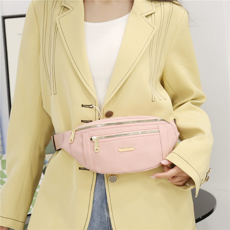 女性用ジッパー付きファニーパック、チェストとウエストバッグ、 - Women'S Bum Bags のレビューと価格