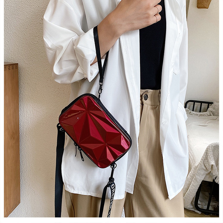 新型7インチPC Lage小型スクエアハードシェルバッグ レ - Women'S Elle Bags のレビューと価格