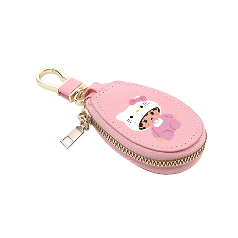 1 個モンチッチ革ジッパーキーウォレット女性ポケットキーホル - Women Bags With Wallet のレビューと価格