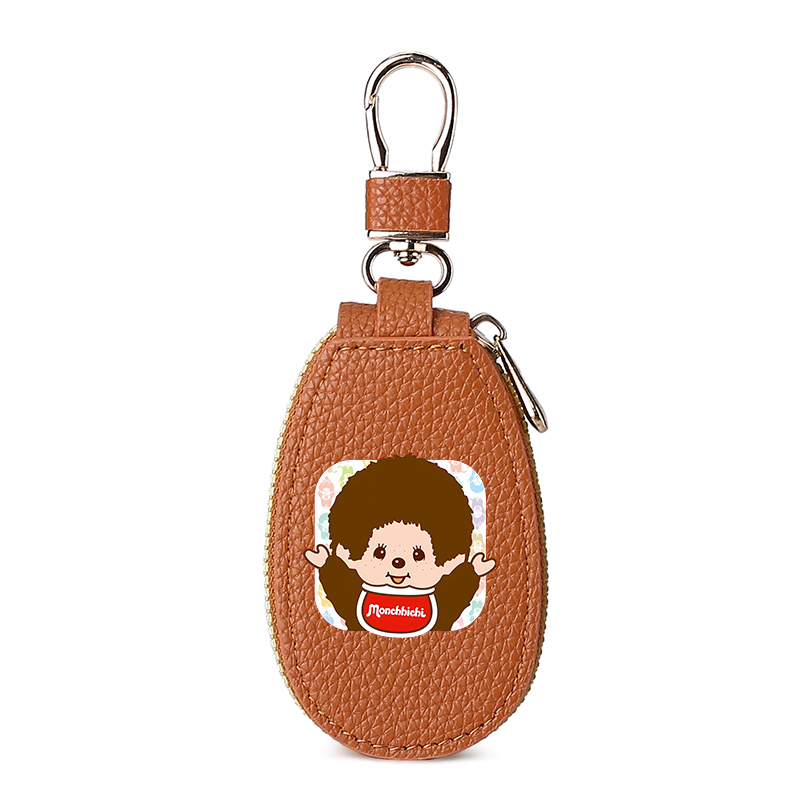 1 個モンチッチ革ジッパーキーウォレット女性ポケットキーホル - Women Bags With Wallet のレビューと価格
